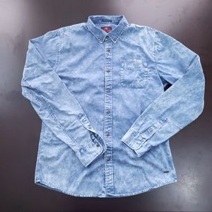 Scotch and soda button down